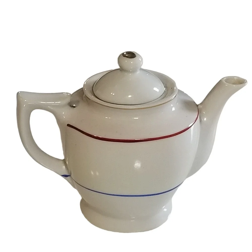 Little Hostess Child's Dainty Pastel Pattern China Teapot Sears Roebuck Japan
